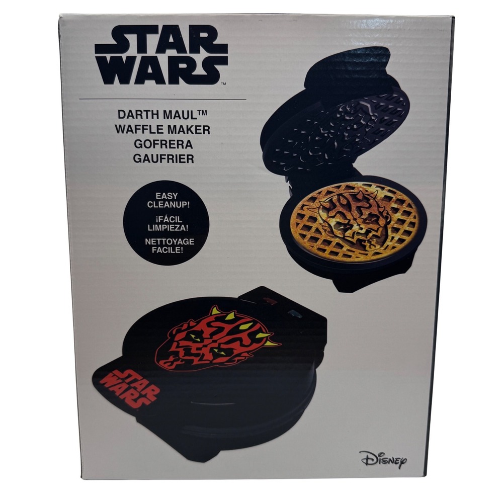 Star Wars Darth Maul Waffle‎ Maker Disney Uncanny Brands Novelty Waffles